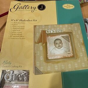 Adorable Gallery J 6x6 Shadowbox Kit - Cream